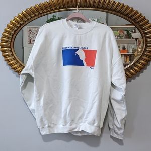 Sherwin Williams paint sweatshirt